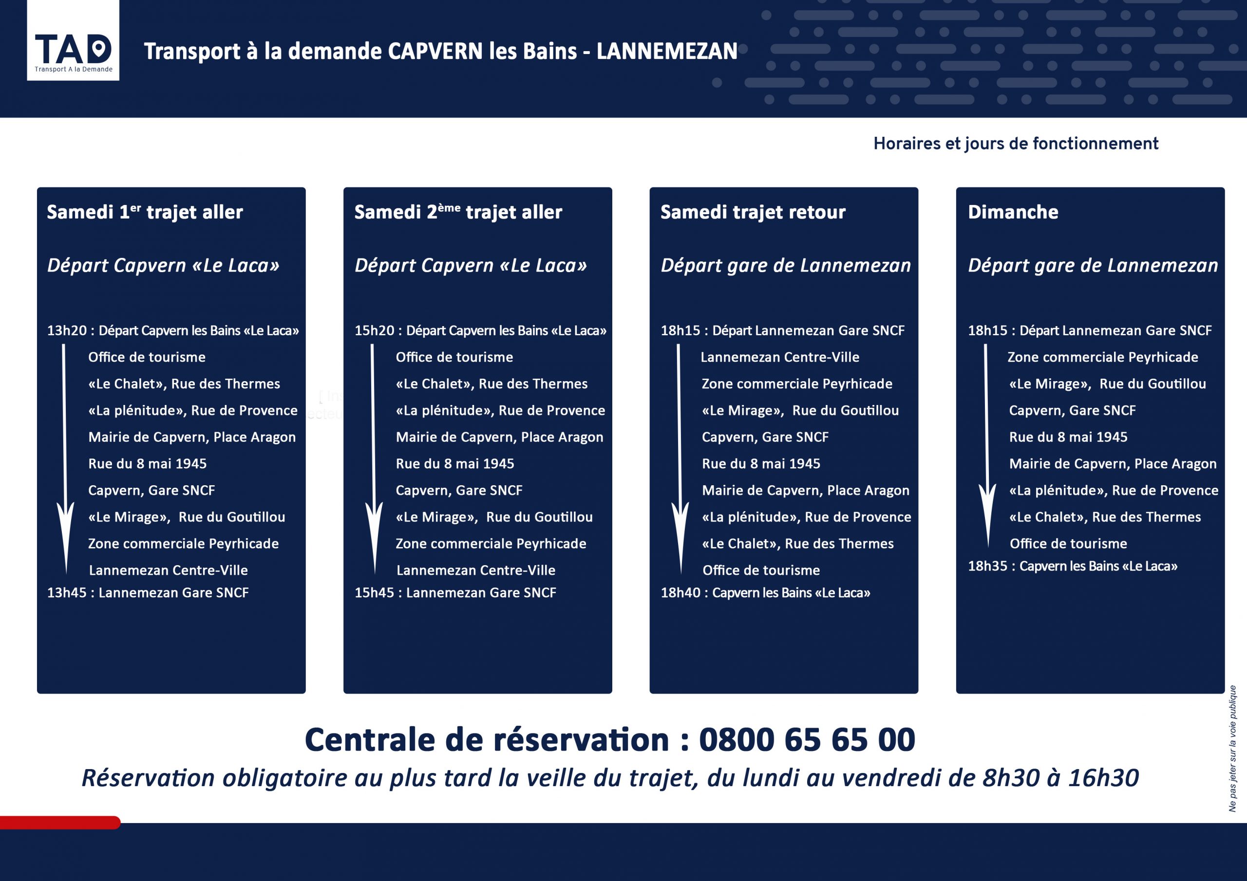 Nouveaux horaires modifies sur la ligne liO 963 entre Saint-Lary Soulan et  Lannemezan